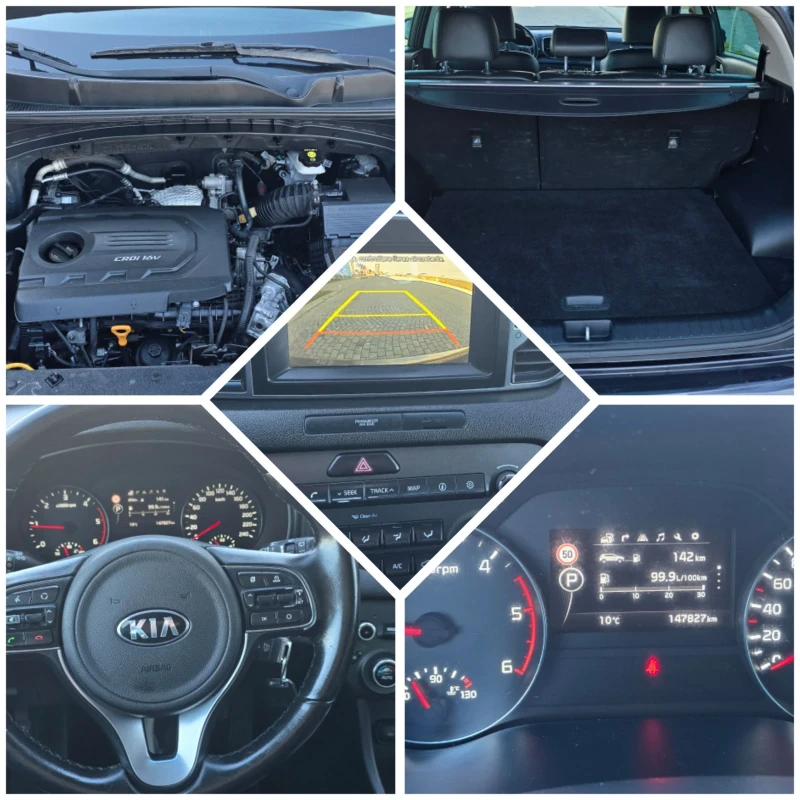 Kia Sportage 1.7 CRDI 141HP-NAVI-КАМЕРА-LED ЛИЗИНГ, снимка 15 - Автомобили и джипове - 49419309