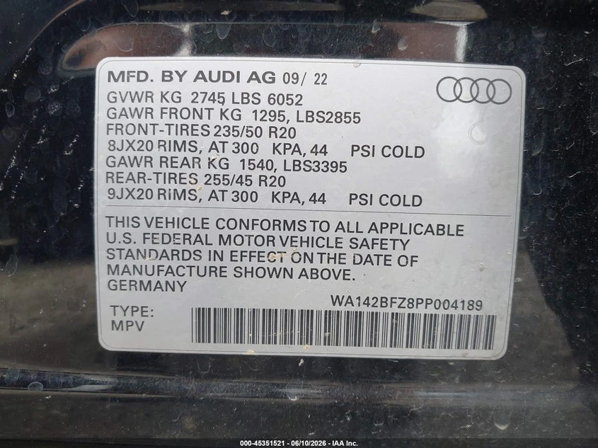 Audi Q4 Sportback E-Tron Prestige 50 Quattro, снимка 9 - Автомобили и джипове - 55004020