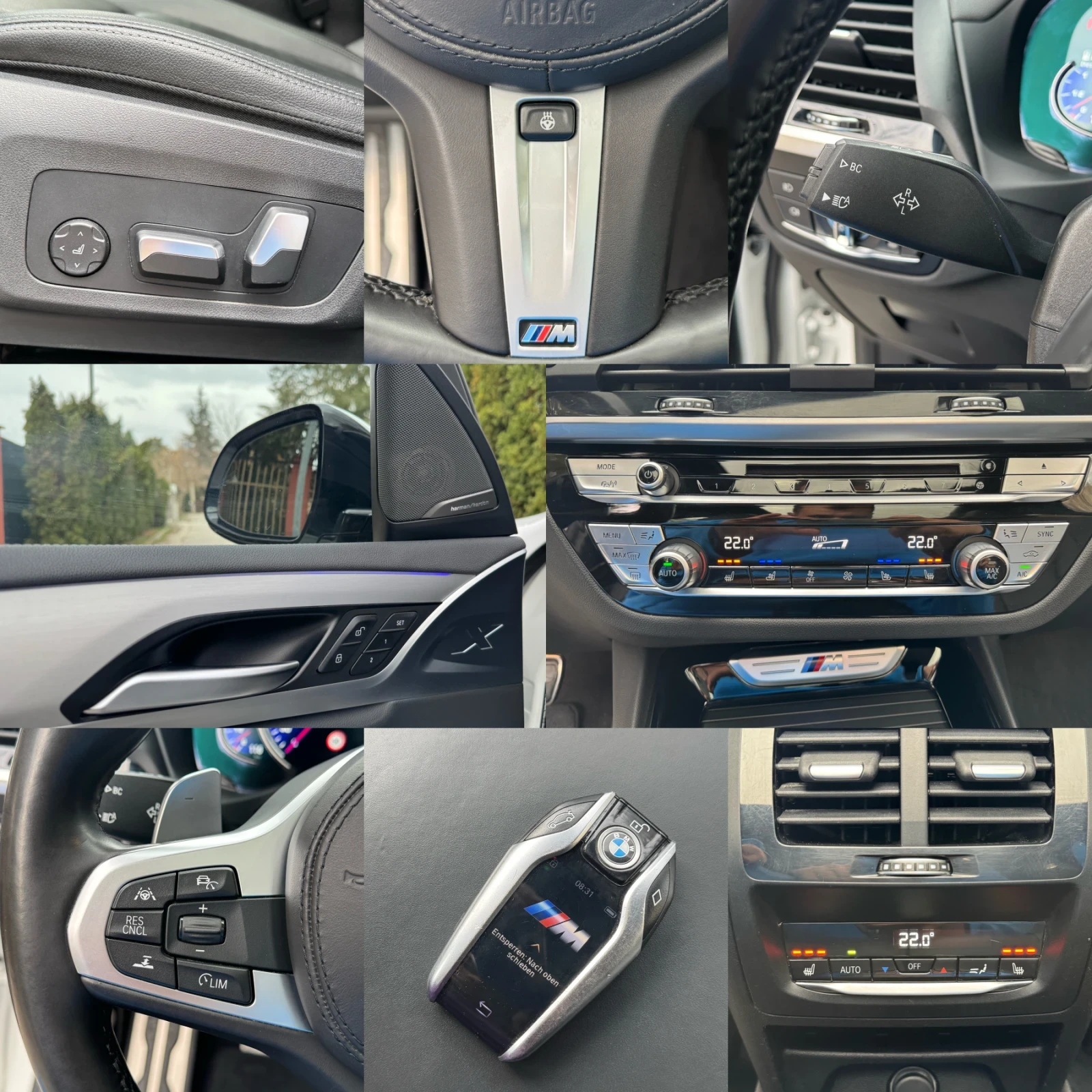 BMW X3 M40d/xDrive/PANO/360CAM/HEADUP/ОБДУХВАНЕ /ЛИЗИНГ , снимка 14 - Автомобили и джипове - 55578684