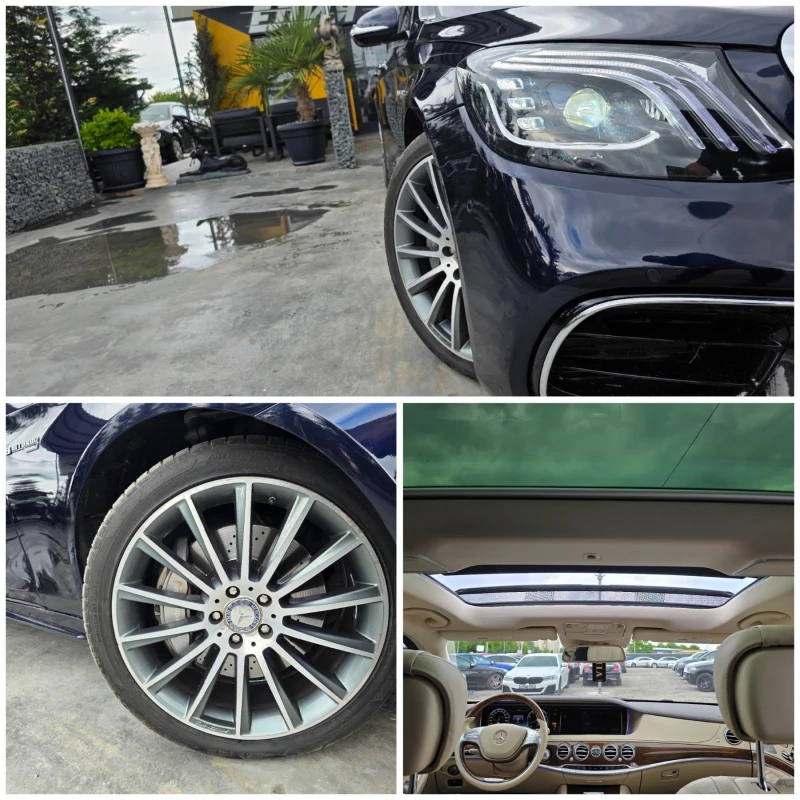 Mercedes-Benz S 550 LONG FULL AMG PACK ПАНОРАМА TOP ЛИЗИНГ 100%, снимка 17 - Автомобили и джипове - 50256090