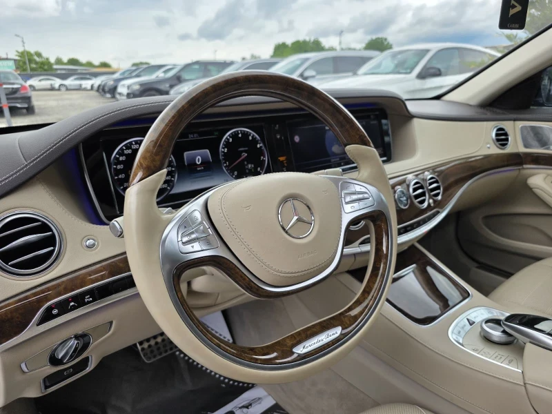 Mercedes-Benz S 550 LONG FULL AMG PACK ПАНОРАМА TOP ЛИЗИНГ 100%, снимка 14 - Автомобили и джипове - 50256090
