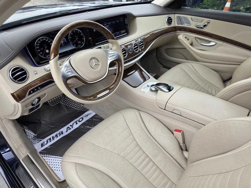 Mercedes-Benz S 550 LONG FULL AMG PACK ПАНОРАМА TOP ЛИЗИНГ 100%, снимка 13 - Автомобили и джипове - 50256090