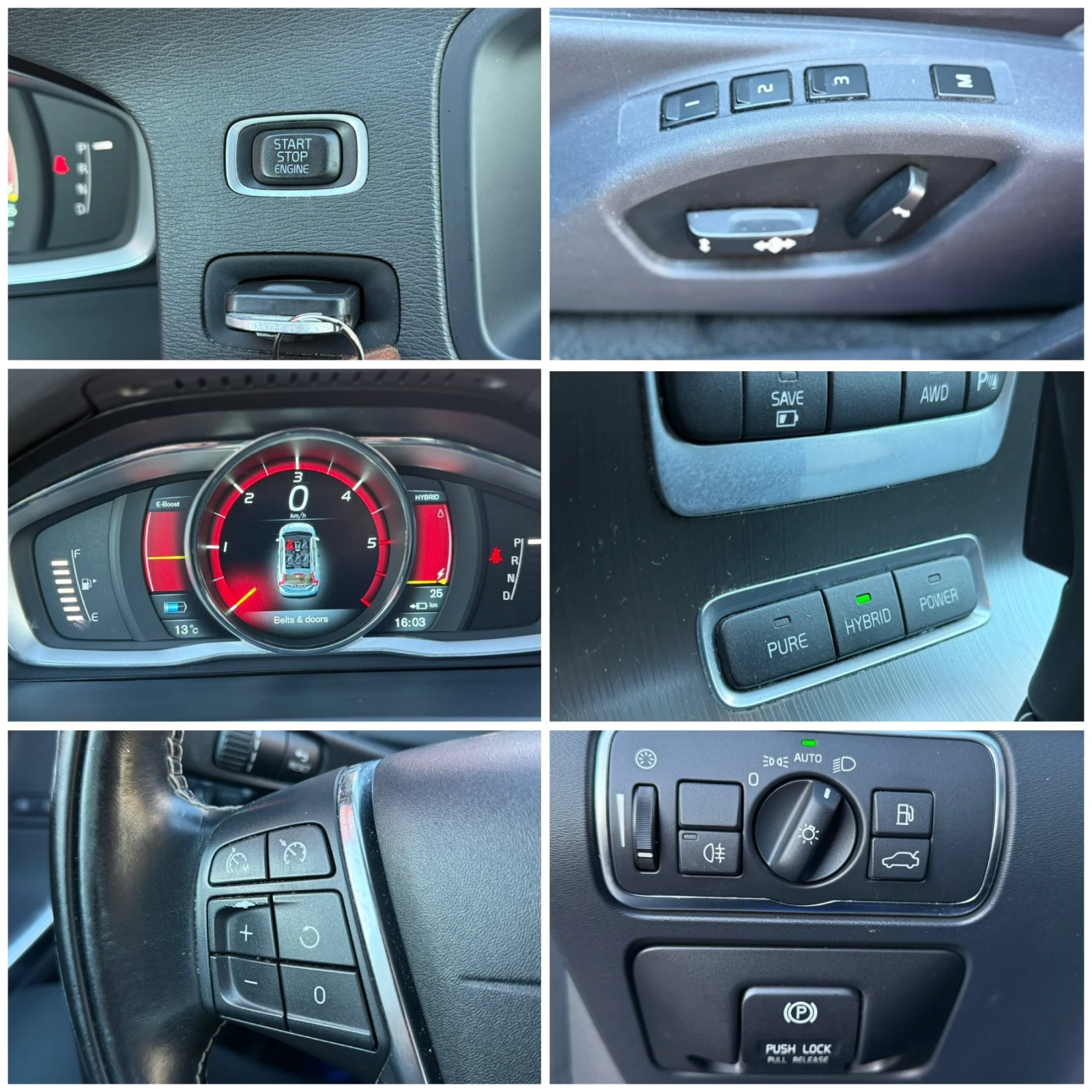 Volvo V60 2.4* PLUG-IN-HYB* 4�4* �������* ���������* ������� | Mobile.bg � ����������� 16