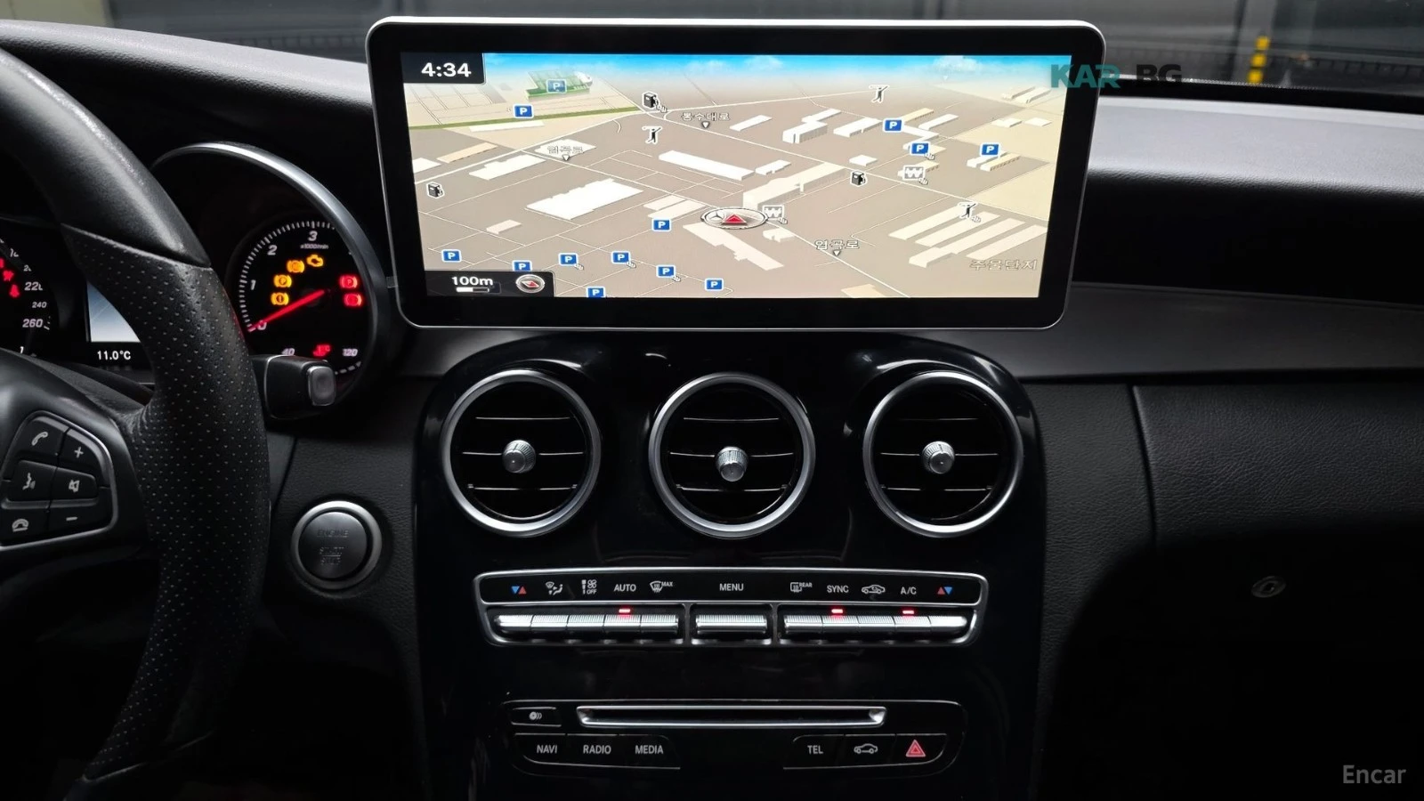 Mercedes-Benz C 220 4MATIC* КОЖА* НАВИ* ПАНО* КАМЕРА, снимка 12 - Автомобили и джипове - 55303945