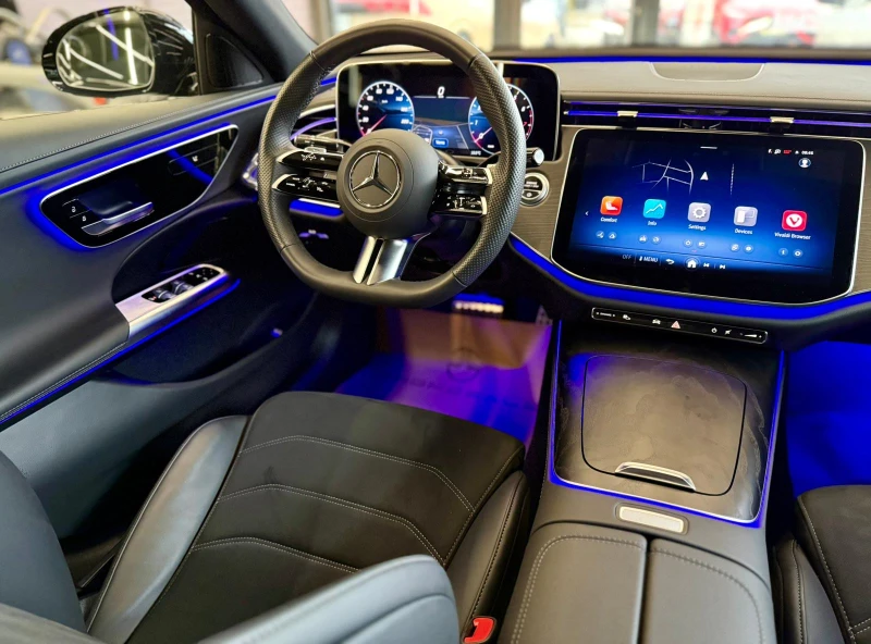 Mercedes-Benz E 200 AMG* High Performance LED* Гаранционен* Лизинг, снимка 10 - Автомобили и джипове - 52316227