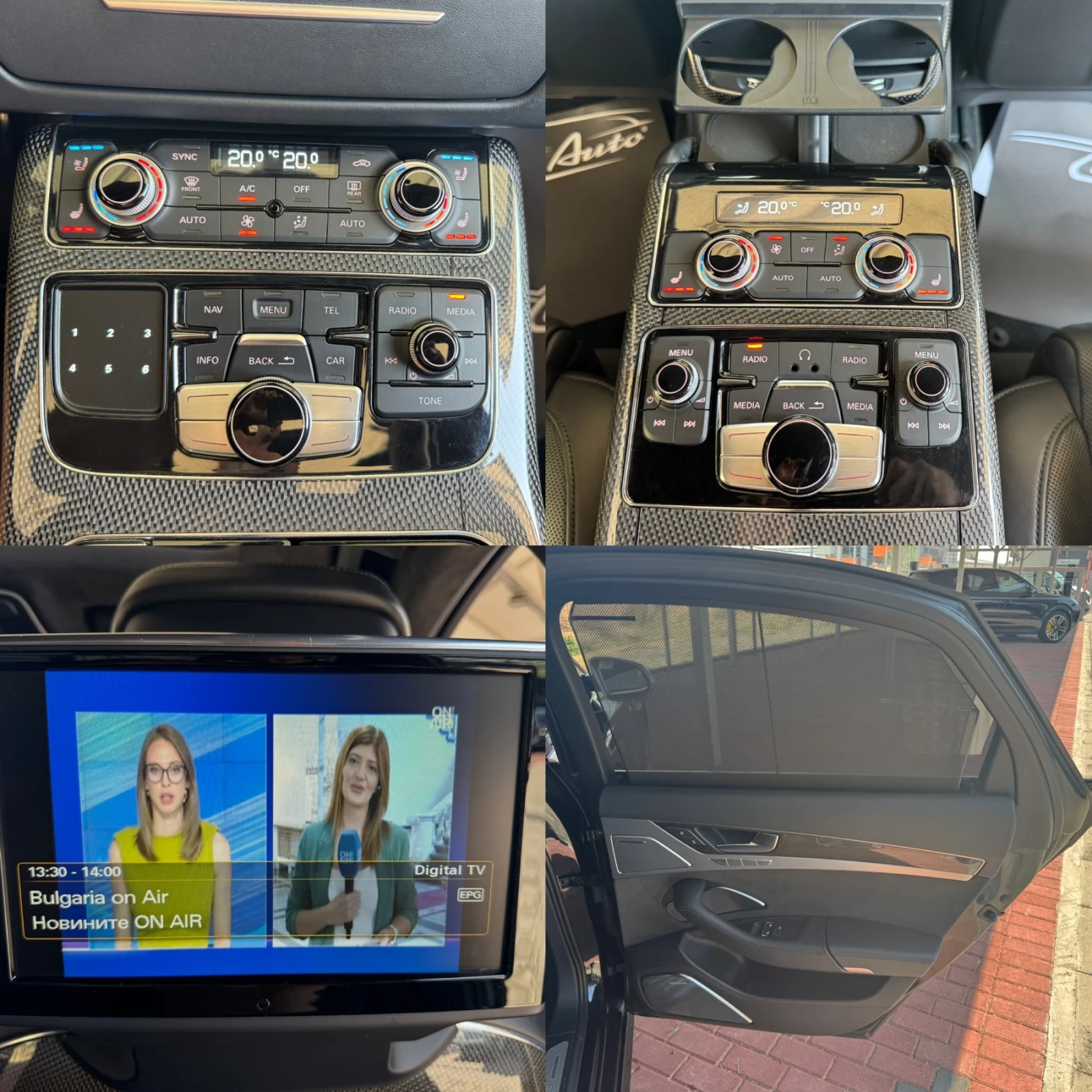 Audi S8 CERAMIC#B&O#3xTV#EXCLUSIVE#700K.C#FULL MAX | Mobile.bg   14