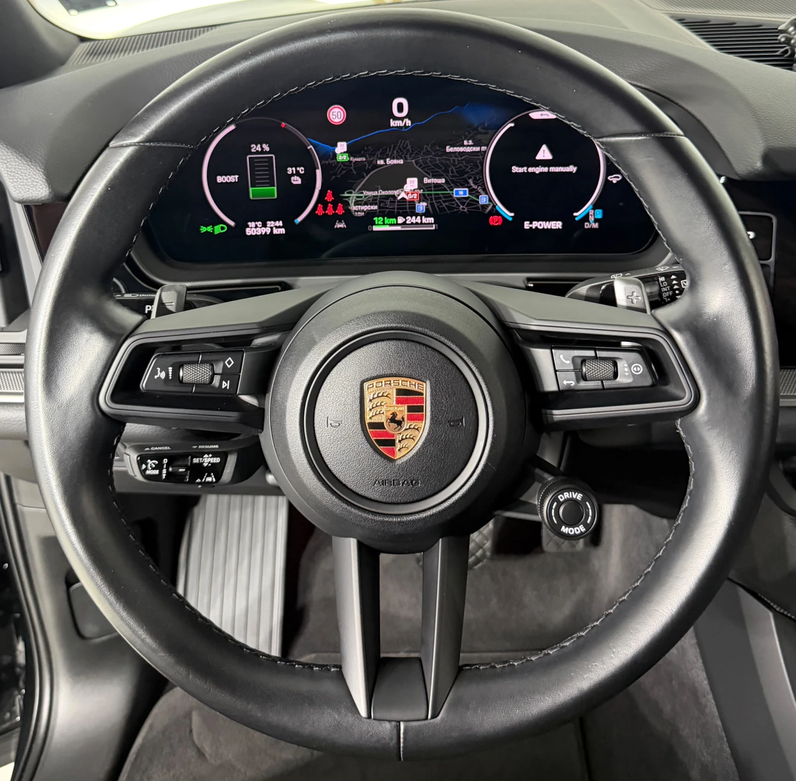 Porsche Cayenne E-Hybrid* BOSE* Chrono* PANO* 360, снимка 12 - Автомобили и джипове - 56166207