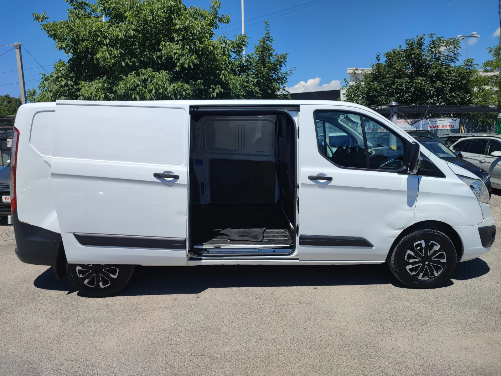 Ford Transit Custom 2.2D-125ks-6sk-ПАРКТРОНИК, снимка 6 - Бусове и автобуси - 54928986