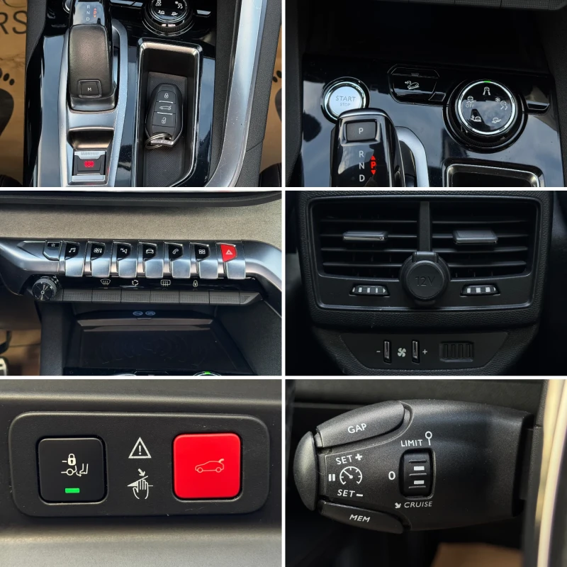 Peugeot 5008 - 2.0 BlueHDI - EAT8 - GT-line - Keyless - Led -, снимка 12 - Автомобили и джипове - 48815609