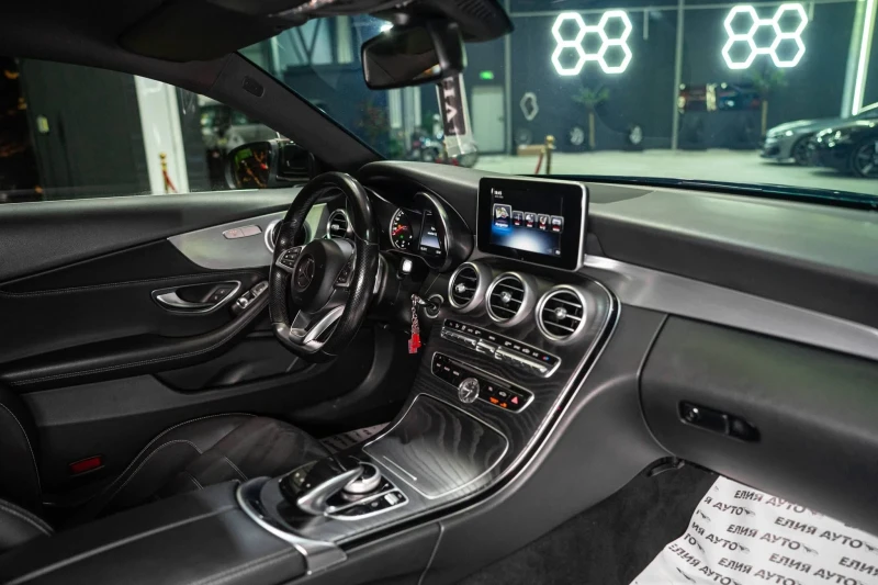 Mercedes-Benz C 250 COUPE FULL AMG LINE NAVI ЛИЗИНГ 100%, снимка 15 - Автомобили и джипове - 53300819