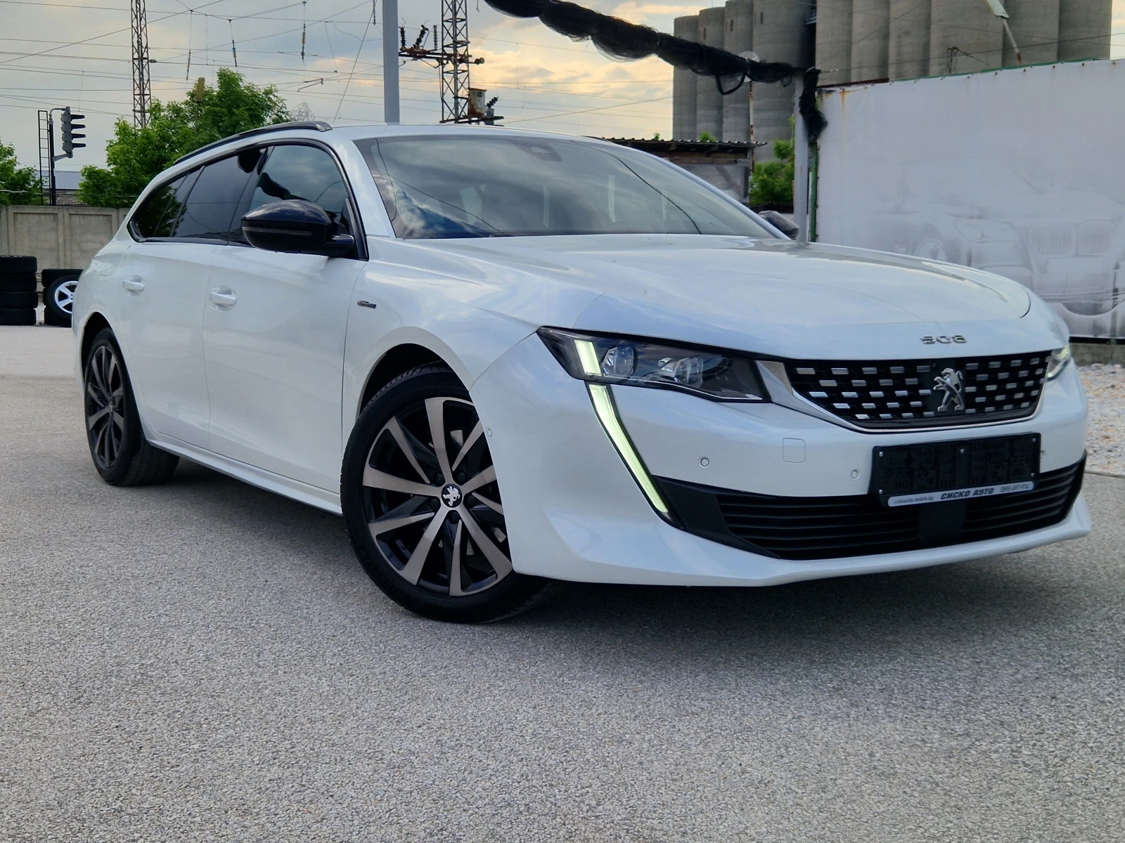 Peugeot 508 2.0GT-lineEAT8 БЯЛА ПЕРЛА/КАМЕРИ/ФУЛ ЛЕД/ДИСТРОНИК - изображение 3