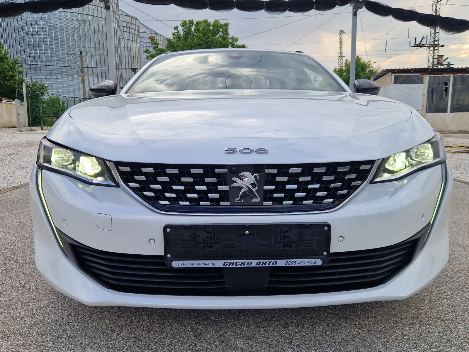 Peugeot 508 2.0GT-lineEAT8 БЯЛА ПЕРЛА/КАМЕРИ/ФУЛ ЛЕД/ДИСТРОНИК - изображение 5