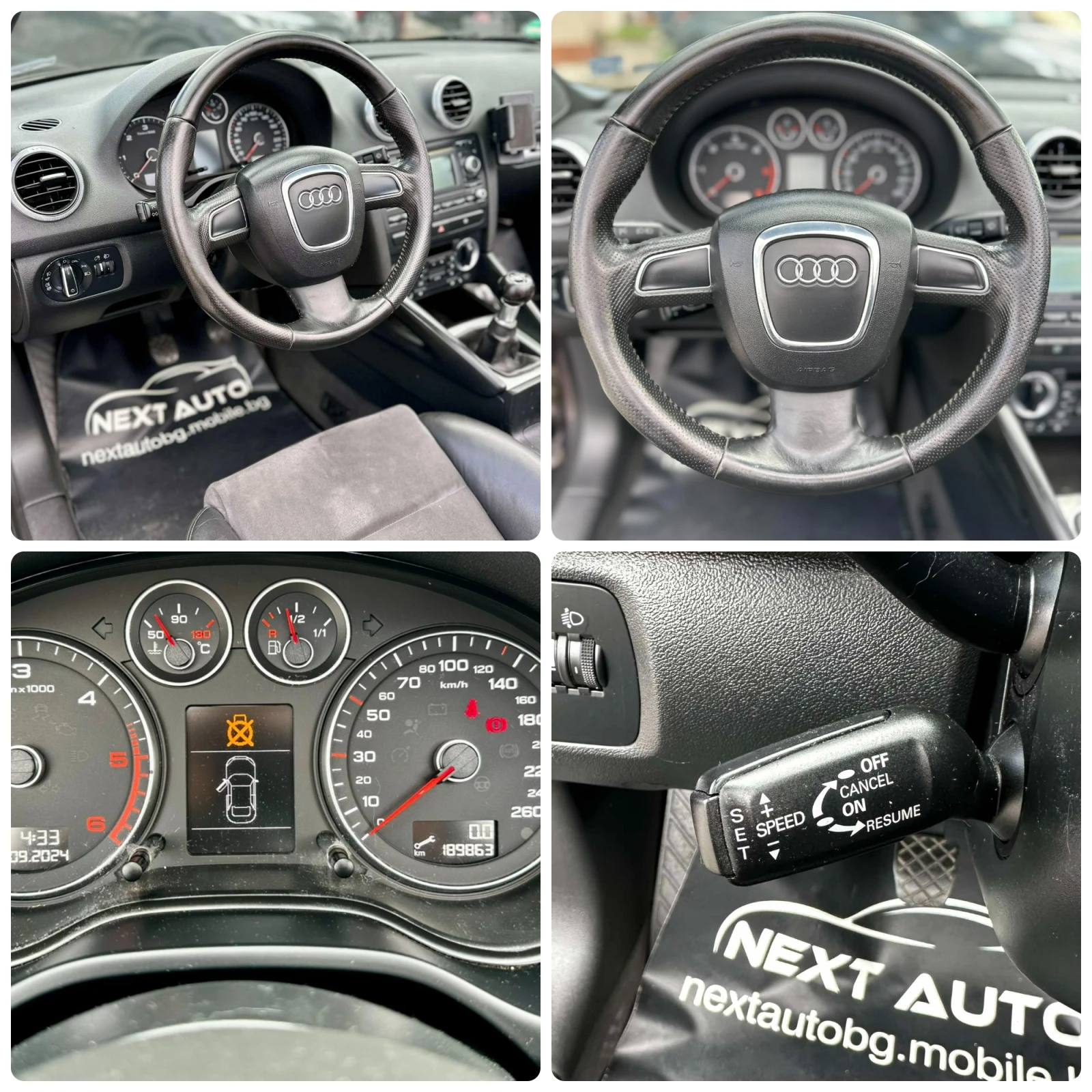 Audi A3 1.9TDI 105HP КОЖА ПОДГРЕВ, снимка 14 - Автомобили и джипове - 53856600