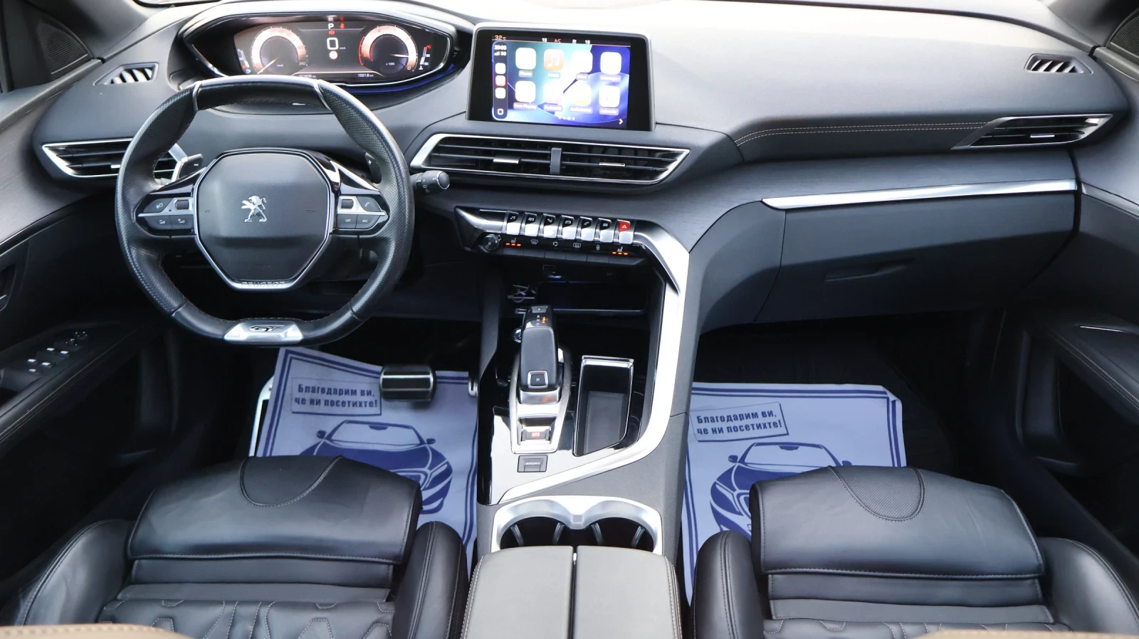Peugeot 3008 GT- line 2.0HDI 181КС. EAT8 Масаж Keyless 101 Хил, снимка 11 - Автомобили и джипове - 55578809