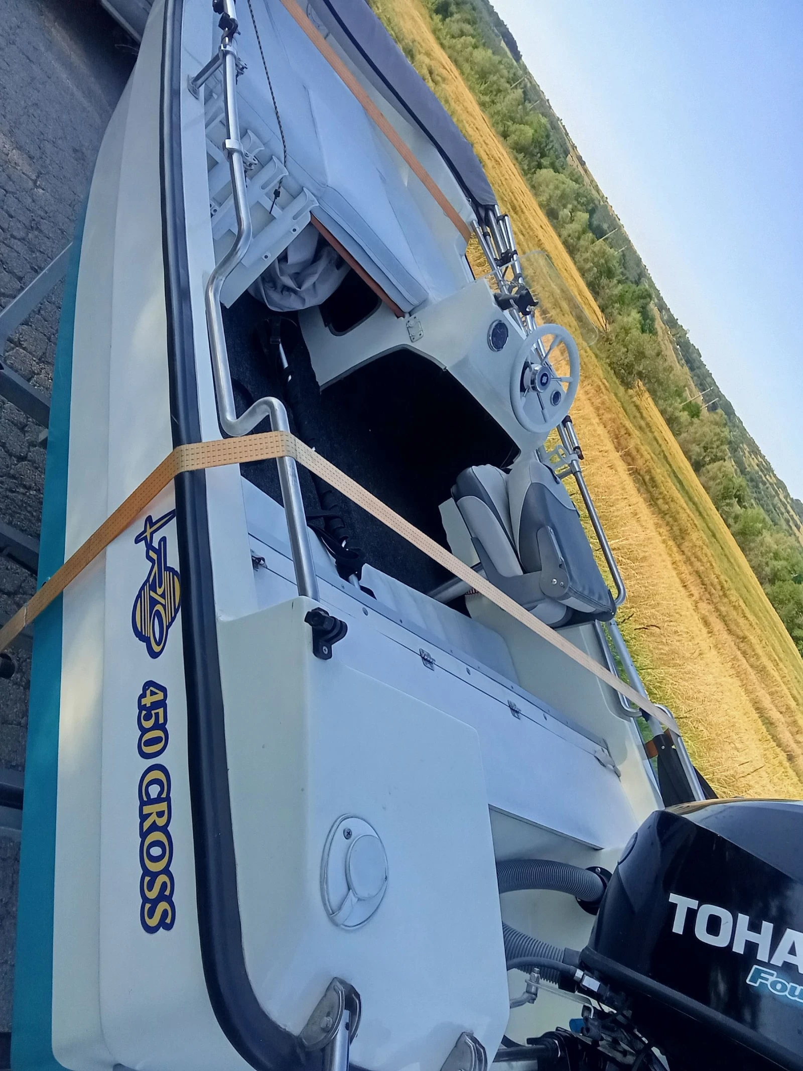 Лодка Rio RIO KROS4.5+ Респо+ Tohatsu 40 на 160моточаса - изображение 9