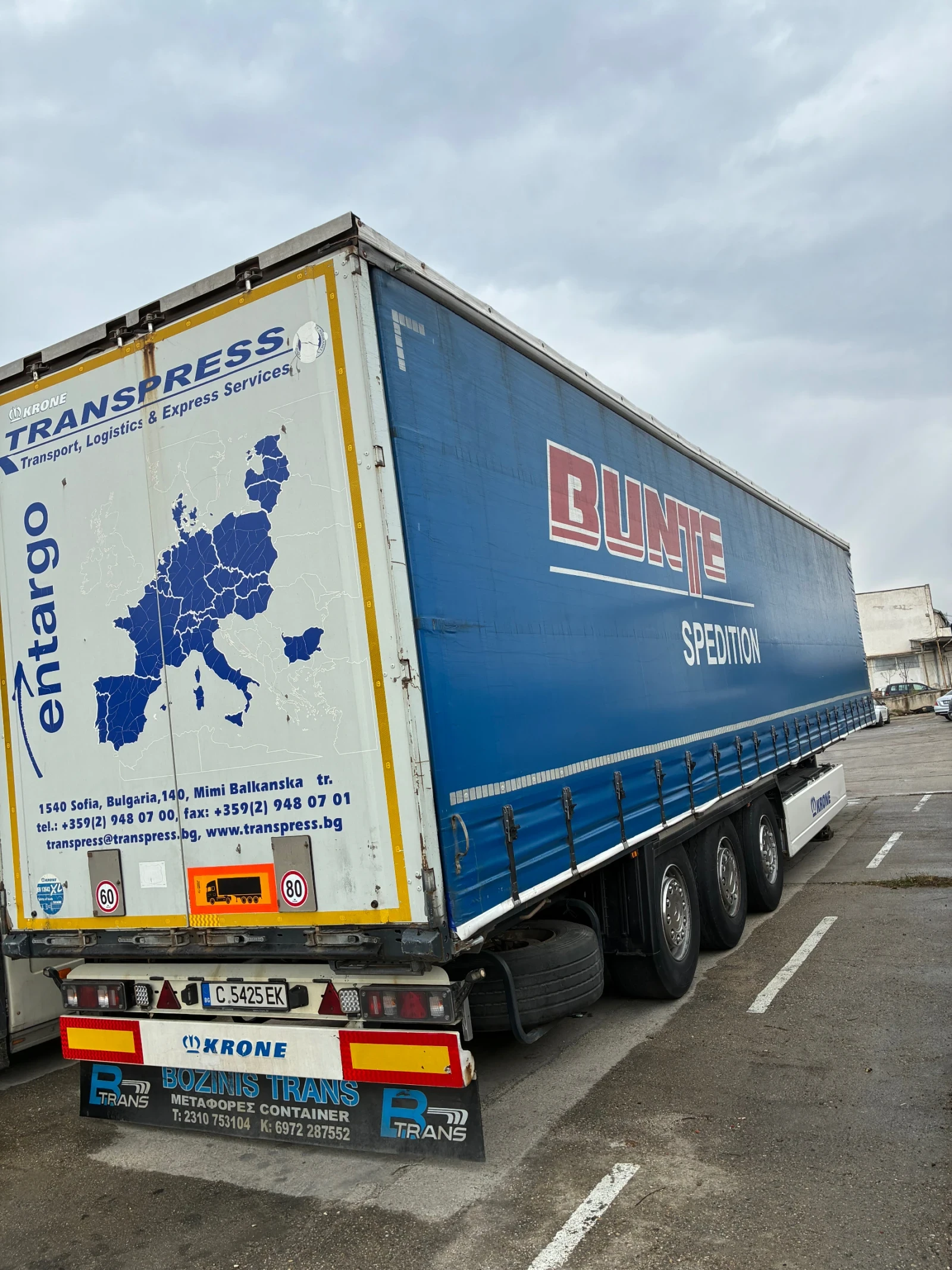 Полуремарке Krone, снимка 2 - Ремаркета - 54214485