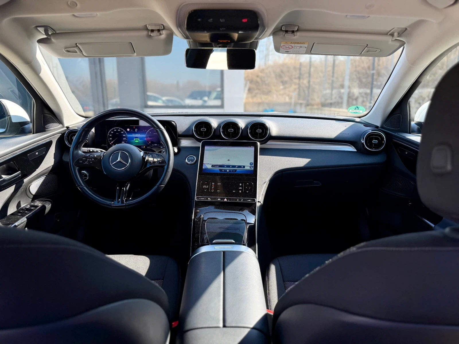 Mercedes-Benz C 220 220HP / MILD-HYBRID / AVANTGARDE / ПОДГРЕВ / NAVI , снимка 7 - Автомобили и джипове - 53860772