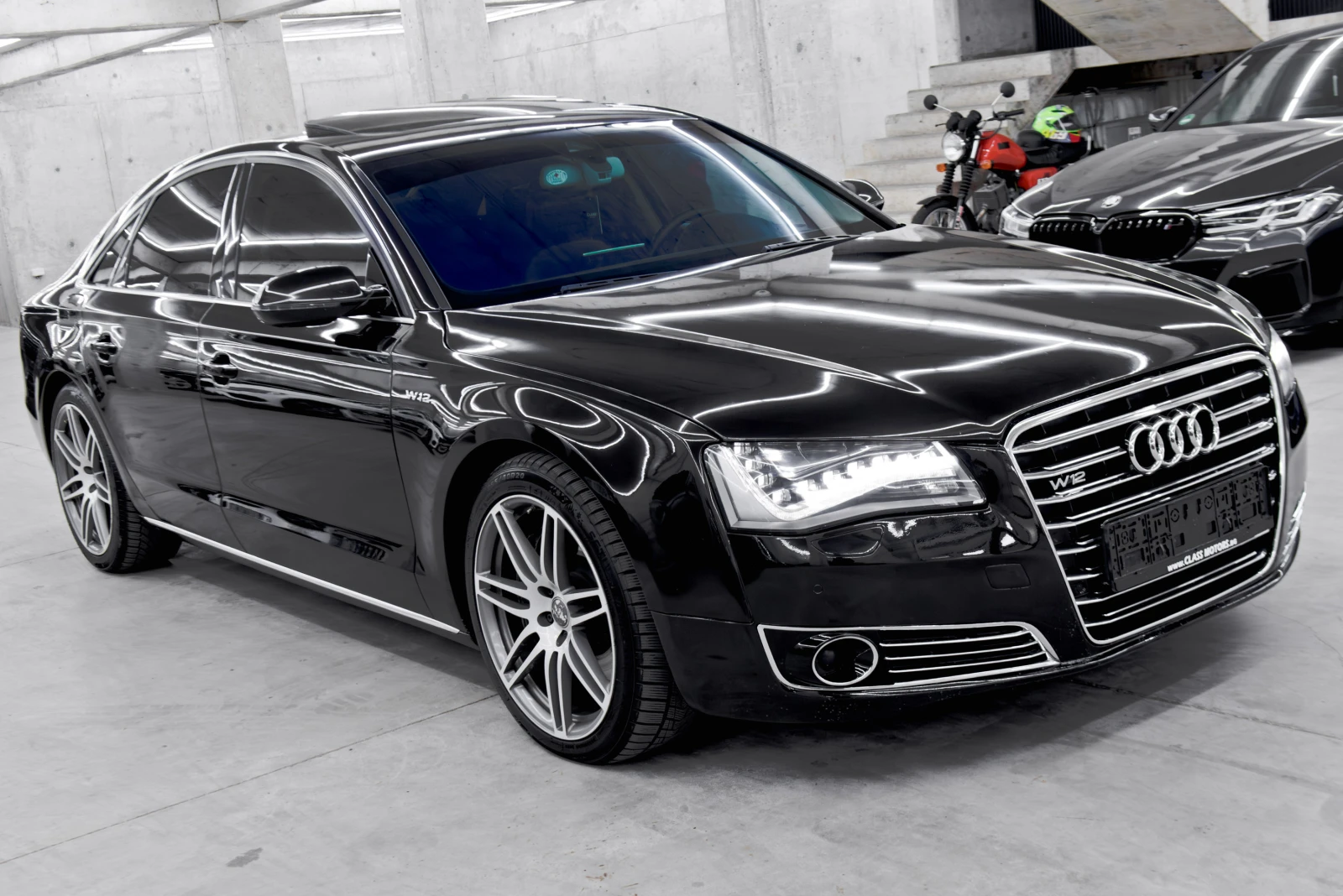 Audi A8 4.2TDI* LED* W12* Exclusive* Bose, снимка 3 - Автомобили и джипове - 56202347