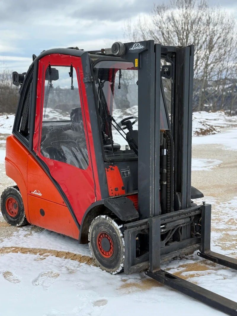 Мотокар Linde H25 Diesel-триплекс, снимка 4 - Индустриална техника - 48472086