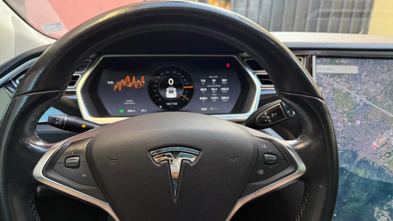 Tesla Model S S90 P Signature 476 к.с. MCU2 CCS Безплатно зарежд, снимка 16 - Автомобили и джипове - 52807278