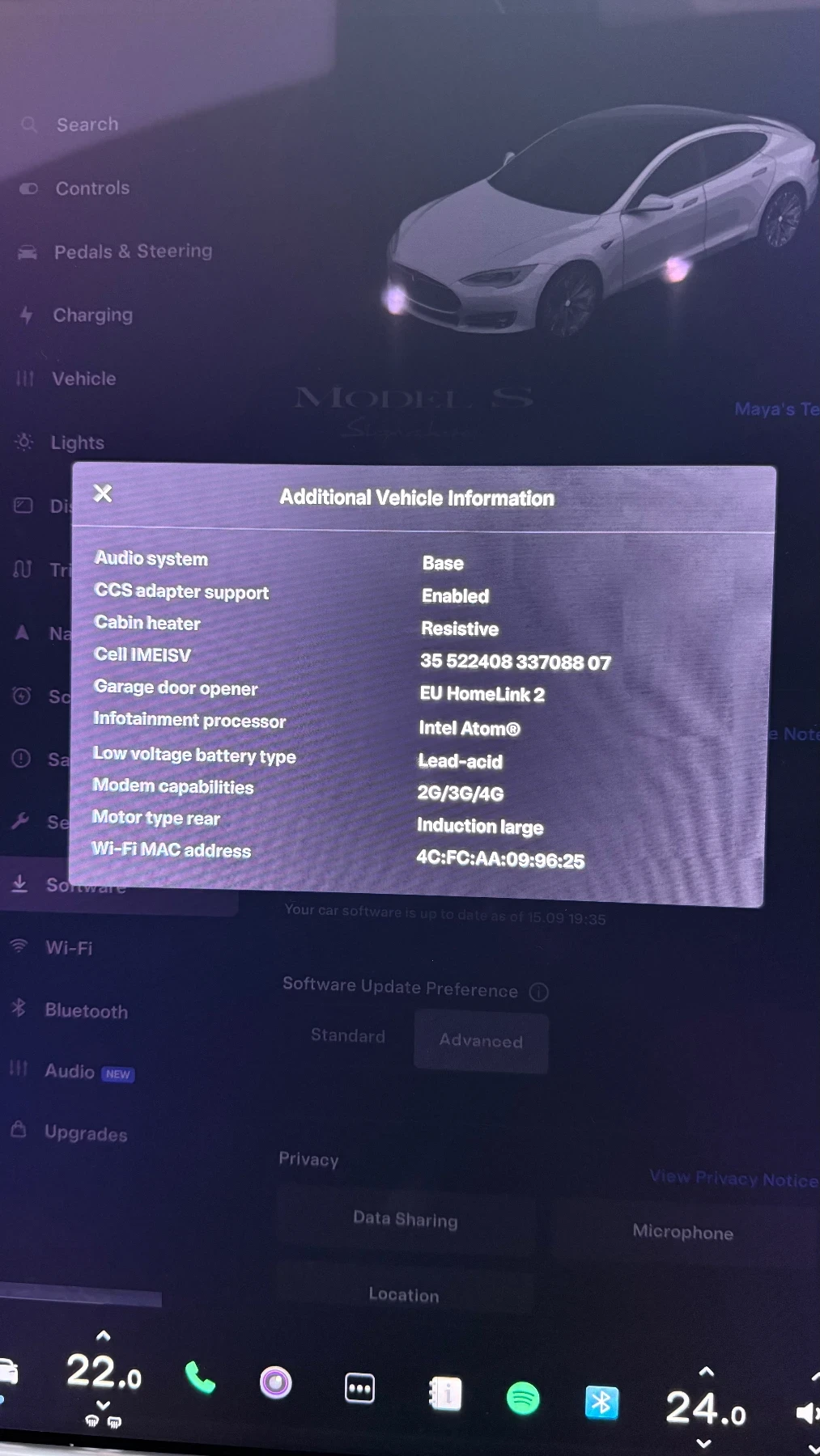 Tesla Model S S90 P Signature 476 .. MCU2 CCS   | Mobile.bg   14