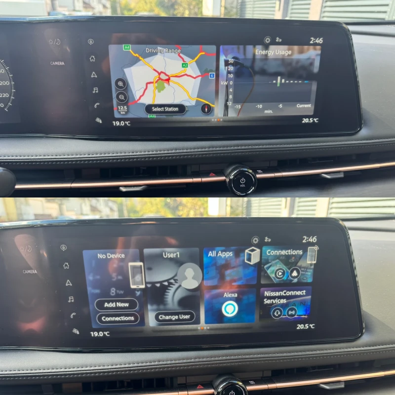 Nissan Ariya 87kwh* 515км ПРОБЕГ* 7700км* 3.2025г* EVOLVE* , снимка 4 - Автомобили и джипове - 52000238