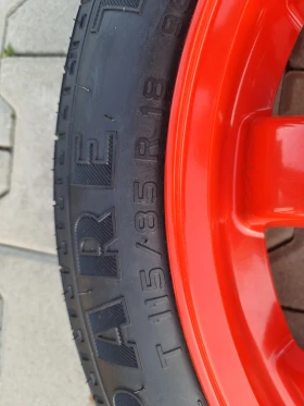 Гуми с джанти Pirelli 115/85R18, снимка 2 - Гуми и джанти - 47568396