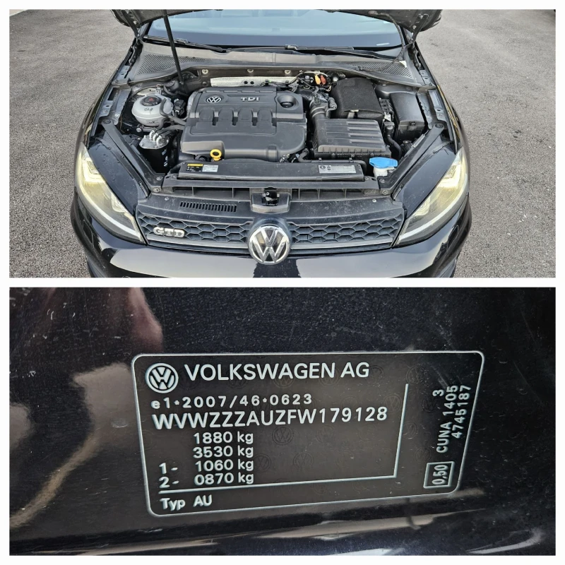 VW Golf GTD/ 2.0TDI 184K.C./ FULL FULL, снимка 2 - Автомобили и джипове - 47583075