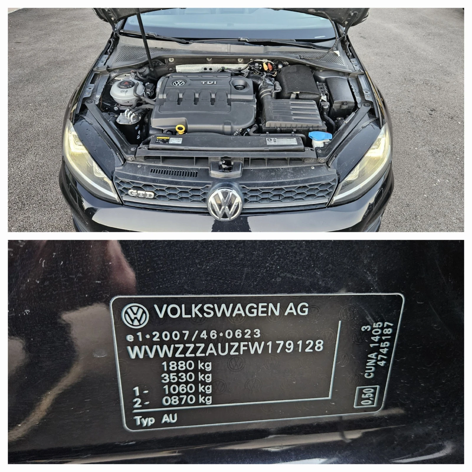 VW Golf GTD/ 2.0TDI 184K.C./ FULL FULL - изображение 2