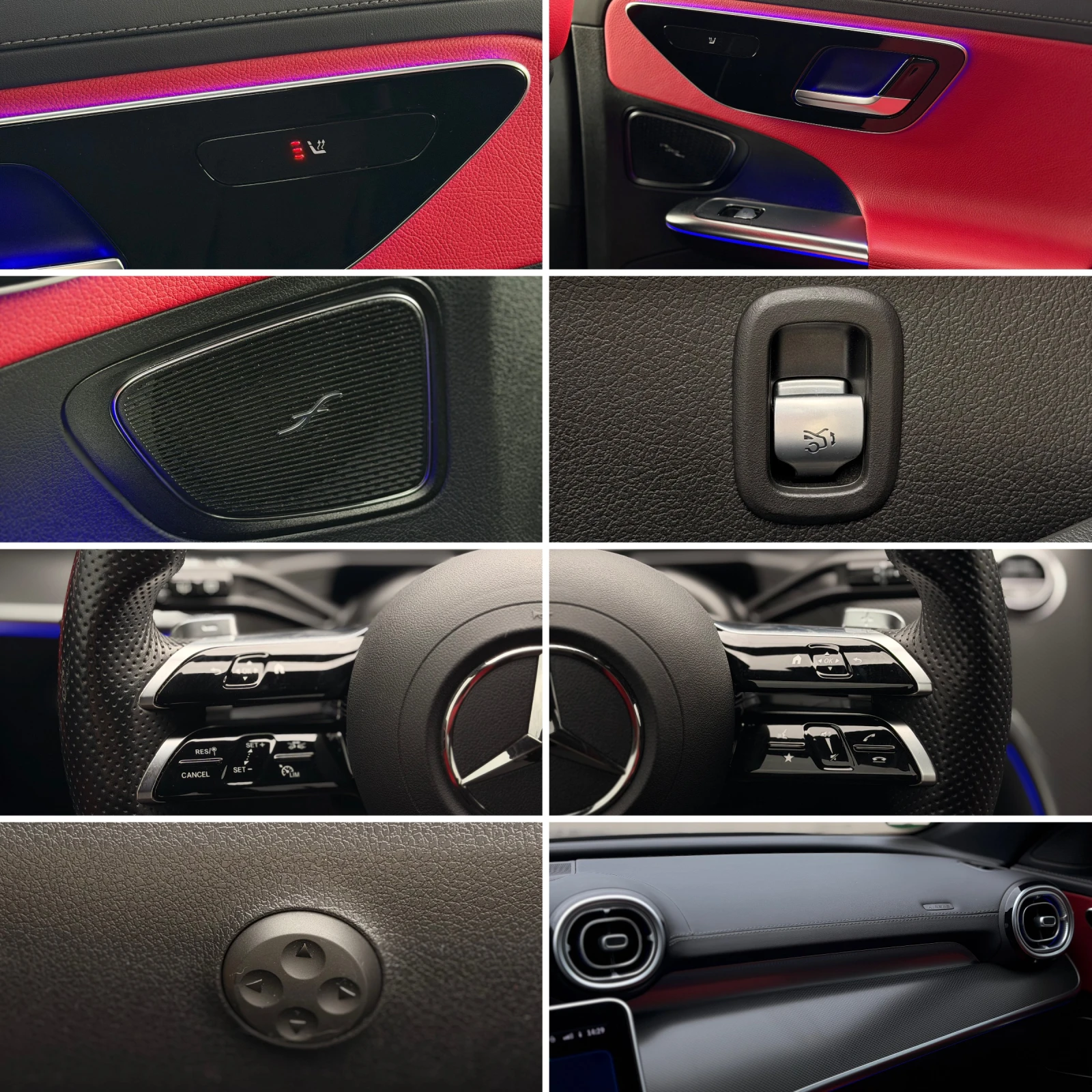 Mercedes-Benz C 300 -63 AMG pack-Digital-Ambient-Distronic-Burmester-, снимка 14 - Автомобили и джипове - 55498517