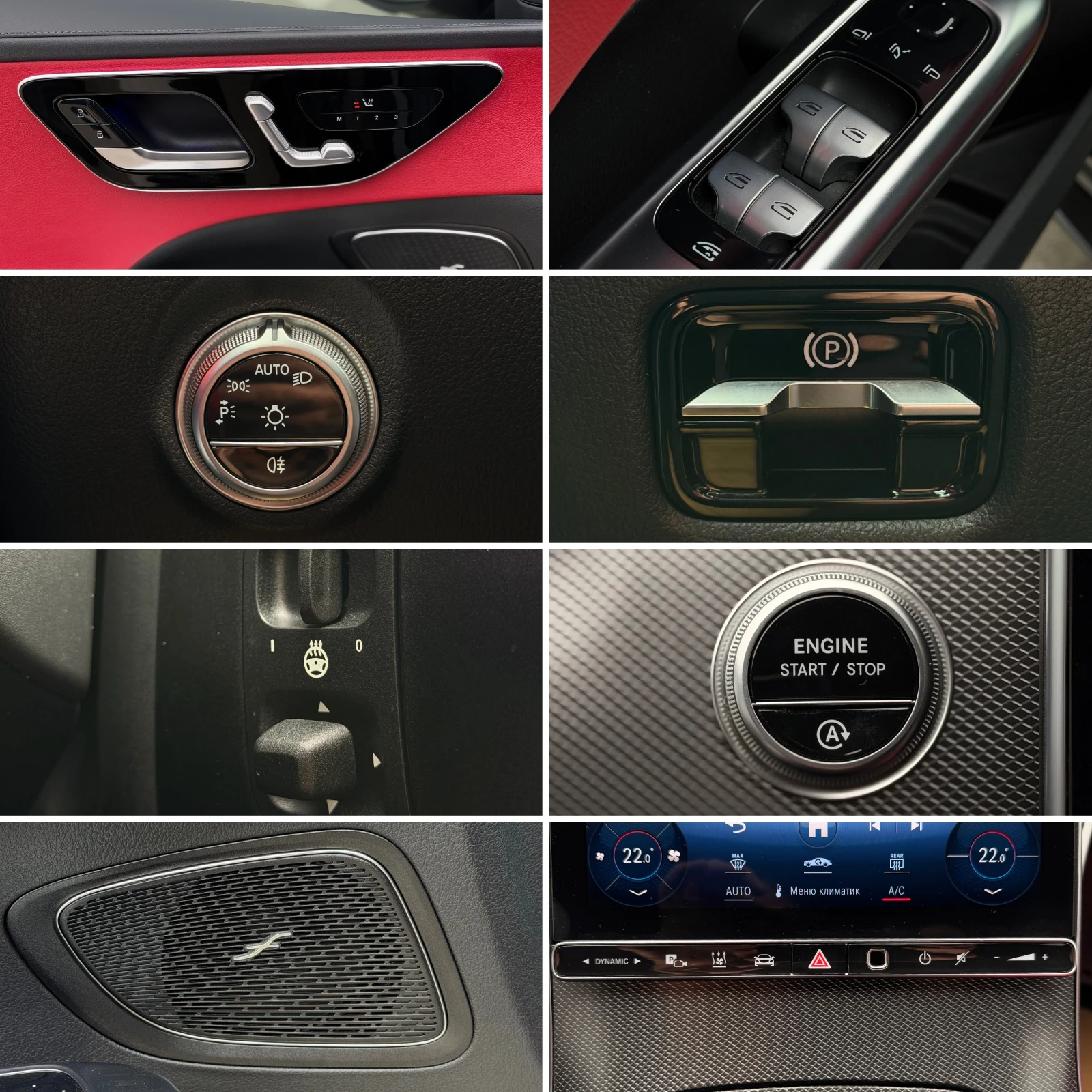 Mercedes-Benz C 300 -63 AMG pack-Digital-Ambient-Distronic-Burmester-, снимка 12 - Автомобили и джипове - 55498517