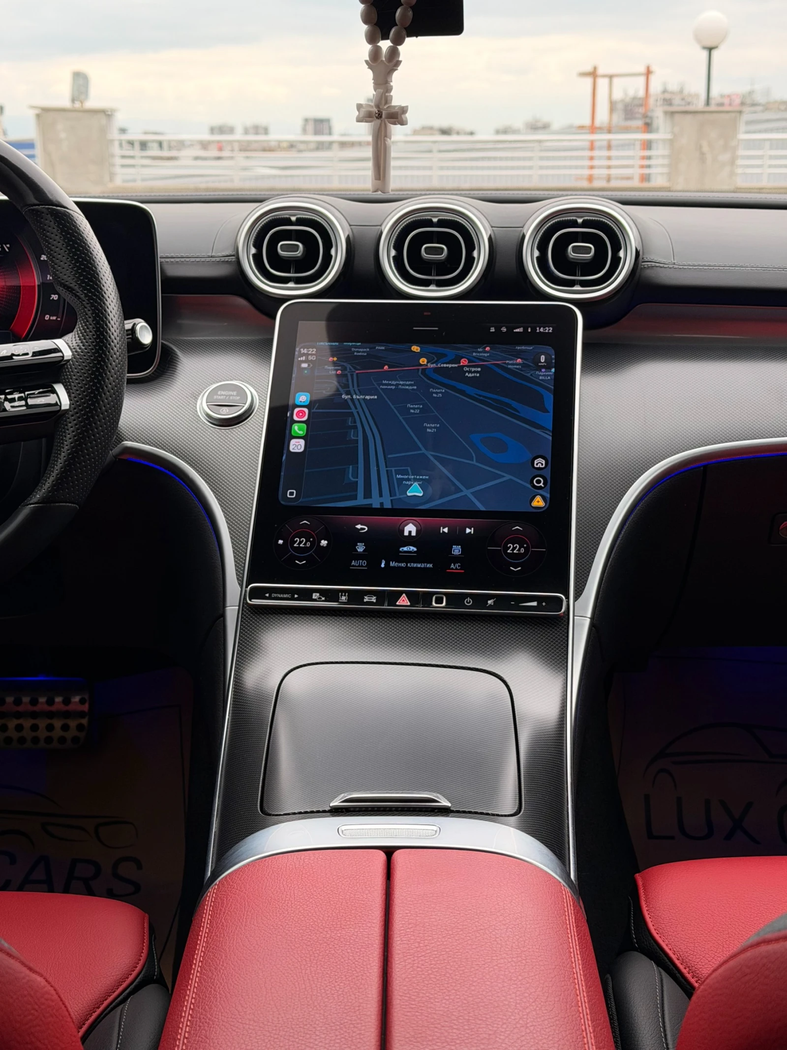 Mercedes-Benz C 300 -63 AMG pack-Digital-Ambient-Distronic-Burmester-, снимка 10 - Автомобили и джипове - 55498517