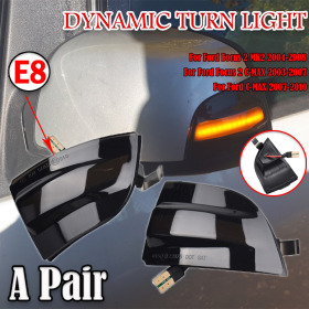 Динамични LED Мигачи за огледало за обратно виждане Ford Focus 2 MK2 C-MAX, снимка 3 - Части - 45717986