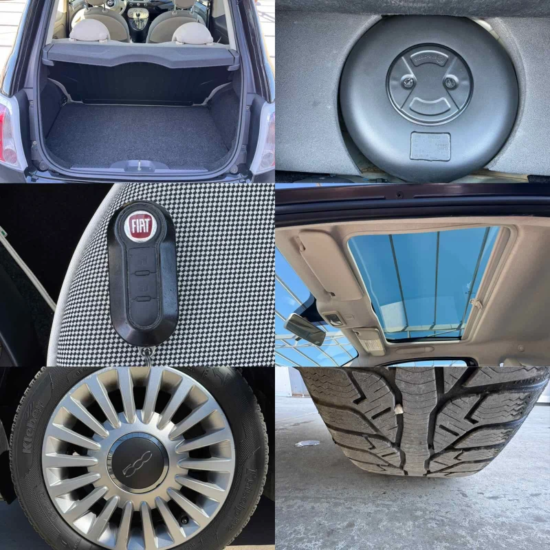 Fiat 500 1.2* 70ps* GAS* 97хл.км* КЛИМАТИК, снимка 15 - Автомобили и джипове - 51821332