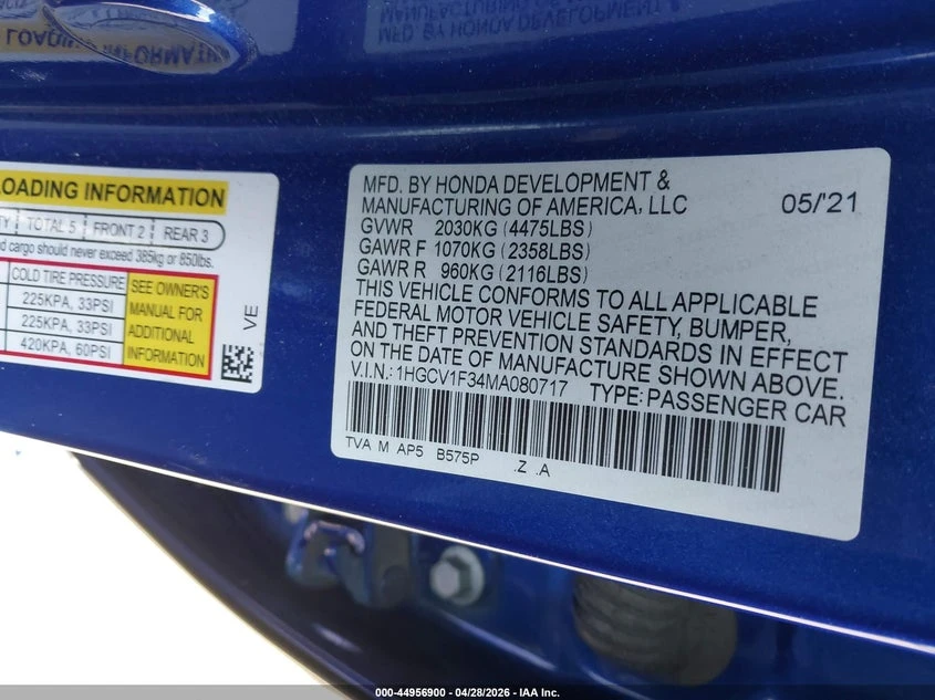 Honda Accord 1.5L I-4 DI, DOHC, VVT, TURBO, 192HP Front Wheel | Mobile.bg � ����������� 9