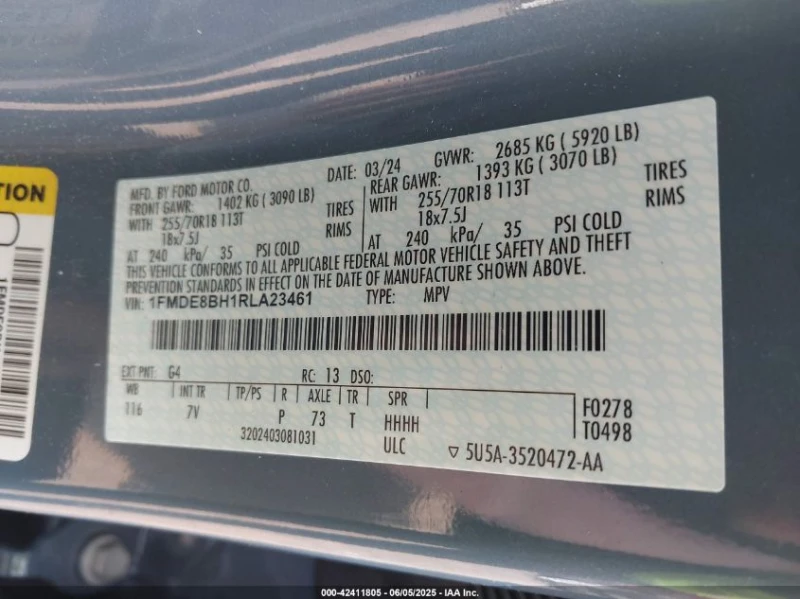 Ford Bronco 2.3l Outer Banks, снимка 9 - Автомобили и джипове - 53577537