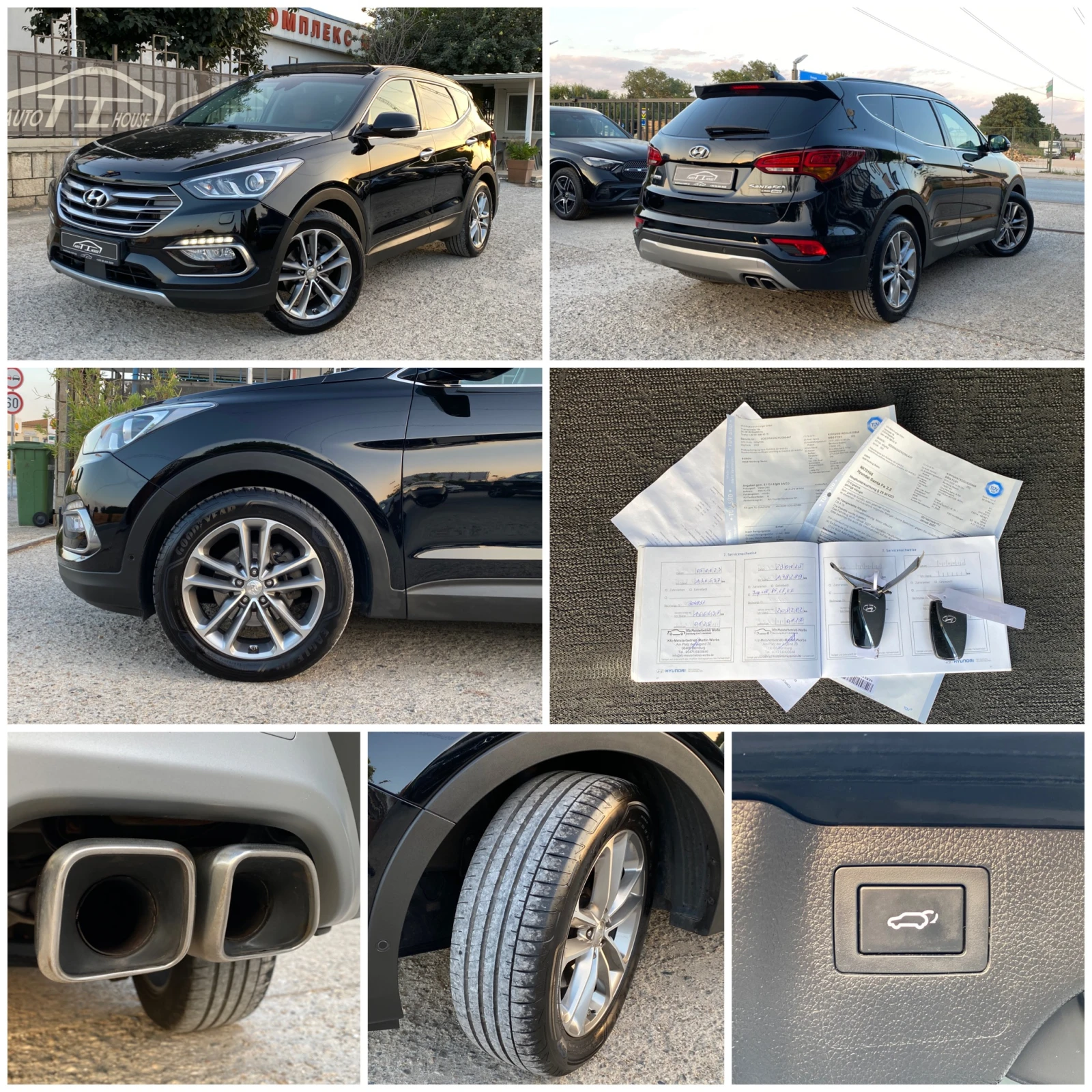 Hyundai Santa fe Platin* Обдухване* Pano* Key Go* MAX FULL* , снимка 17 - Автомобили и джипове - 55851524