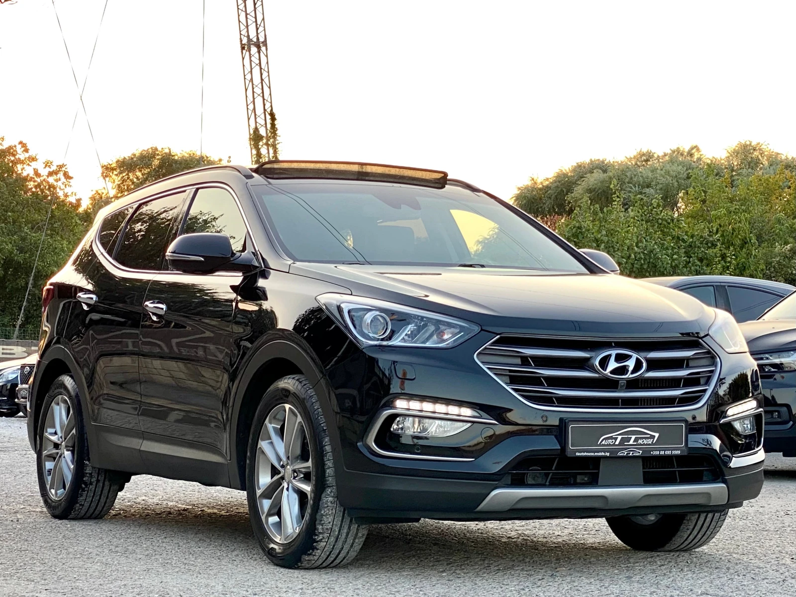 Hyundai Santa fe Platin* Обдухване* Pano* Key Go* MAX FULL* 