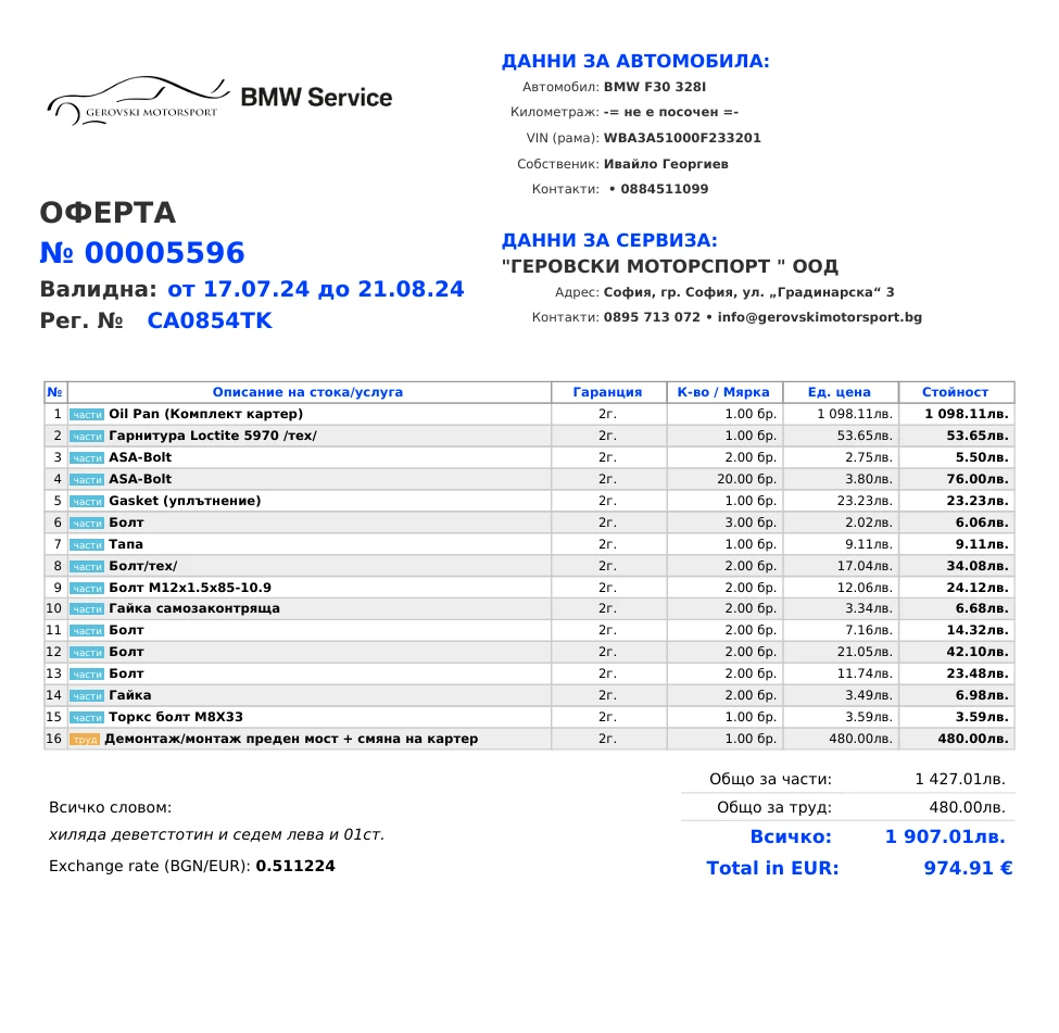 BMW 328 RWD Sport Line, снимка 9 - Автомобили и джипове - 54195128