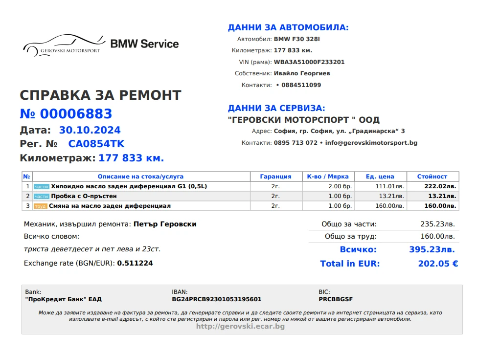 BMW 328 RWD Sport Line, снимка 11 - Автомобили и джипове - 54195128