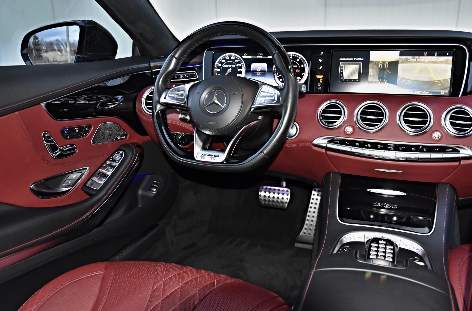 Mercedes-Benz S 500 COUPE 4Matic 63AMG Styling DESIGNO 360 BURMESTER  | Mobile.bg   11