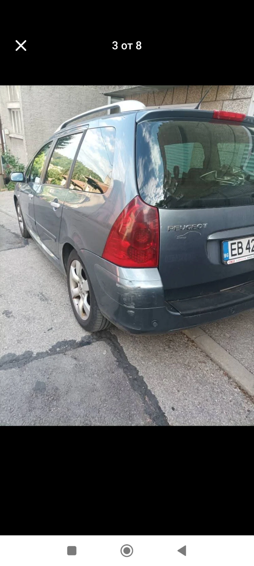 Peugeot 307, снимка 3 - Автомобили и джипове - 53990137
