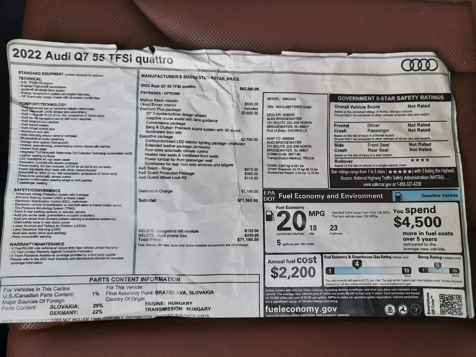 Audi Q7 55TFSI CARFAX ��� ���� ��� | Mobile.bg � ����������� 17