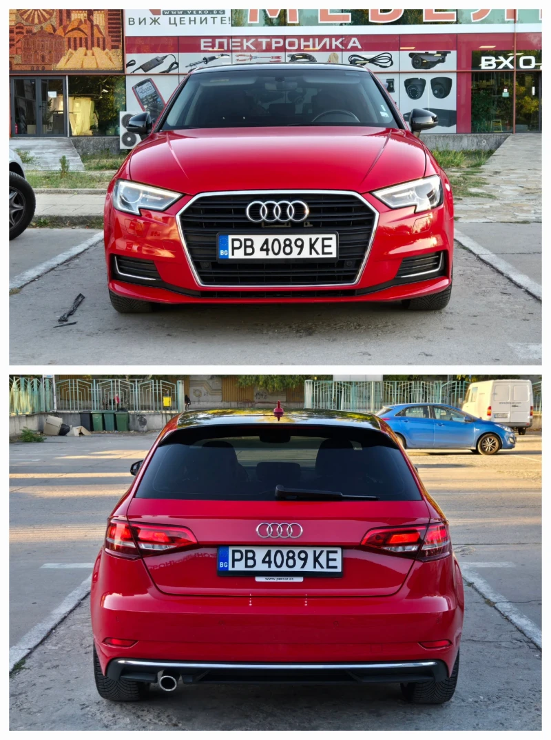 Audi A3 118000км.1.6/S-TRONIC /ЧЕРВЕН-МЕТАЛИК/ КОЖА/ЛИЗИНГ, снимка 6 - Автомобили и джипове - 47722229