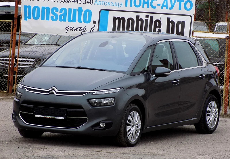 Citroen C4 Picasso 1.6HDi/116к/РЕАЛНИ КМ, снимка 1 - Автомобили и джипове - 49326571