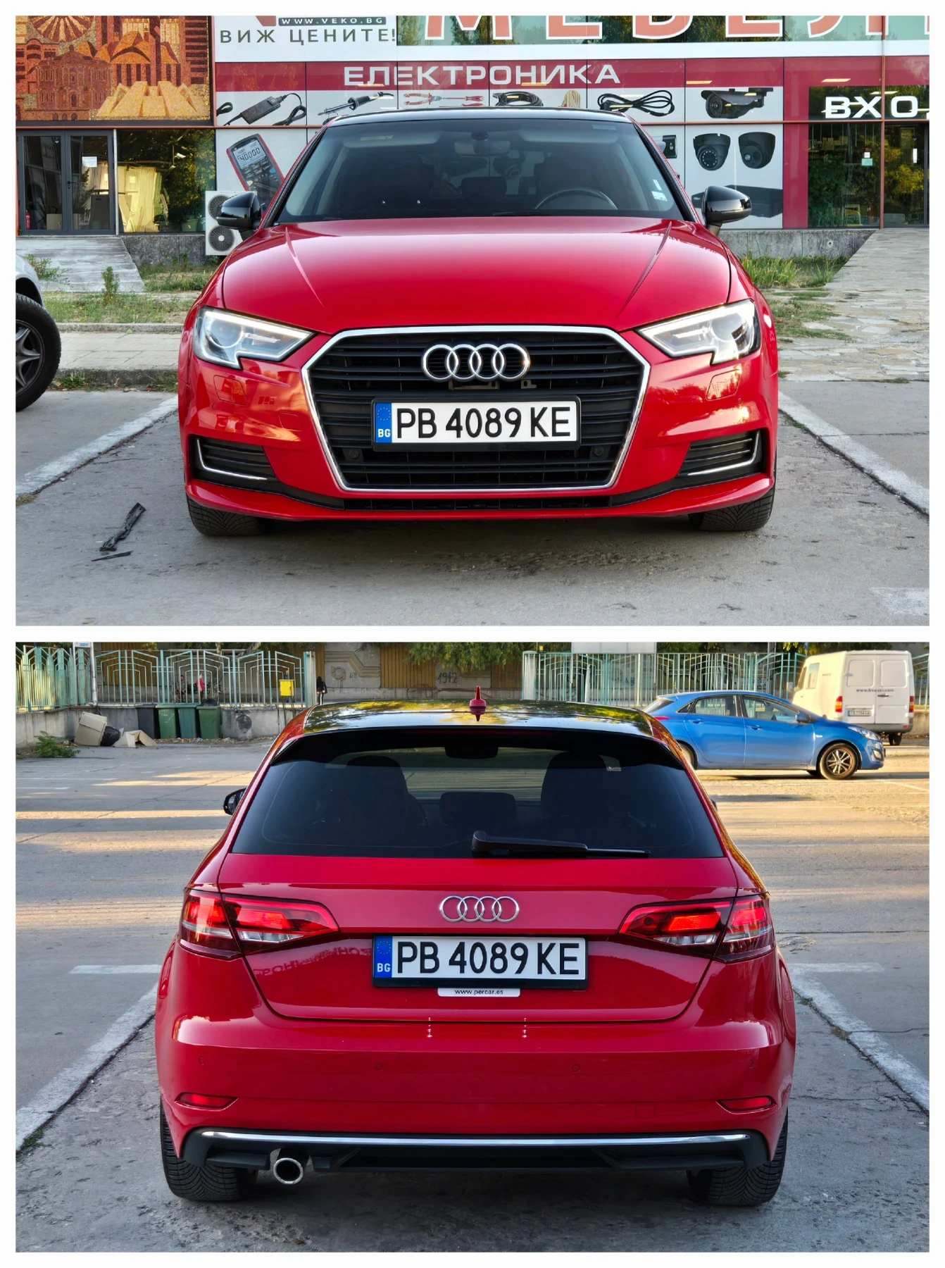 Audi A3 118000км.1.6/S-TRONIC /ЧЕРВЕН-МЕТАЛИК/ КОЖА/ЛИЗИНГ - изображение 6