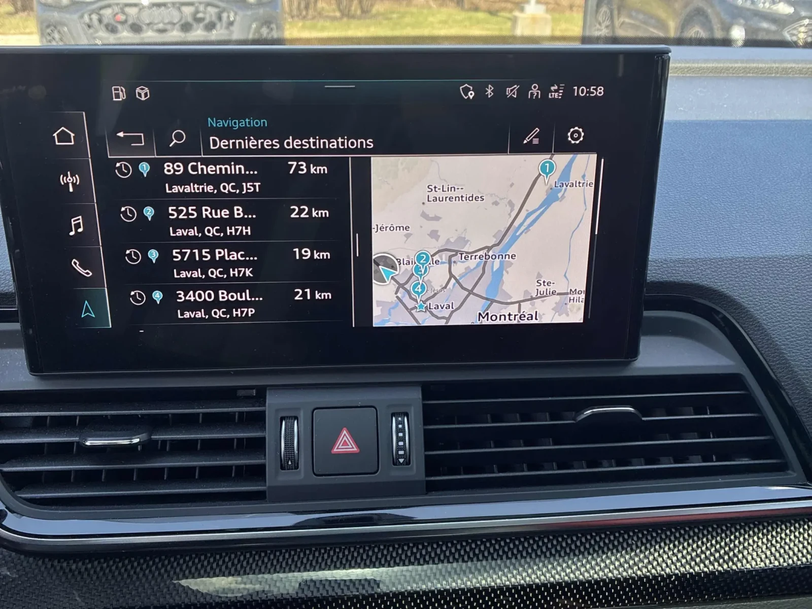 Audi SQ5 MATRIX* ПОДГРЕВ* 360КАМЕРА* ПАНОРАМА* , снимка 11 - Автомобили и джипове - 54258648