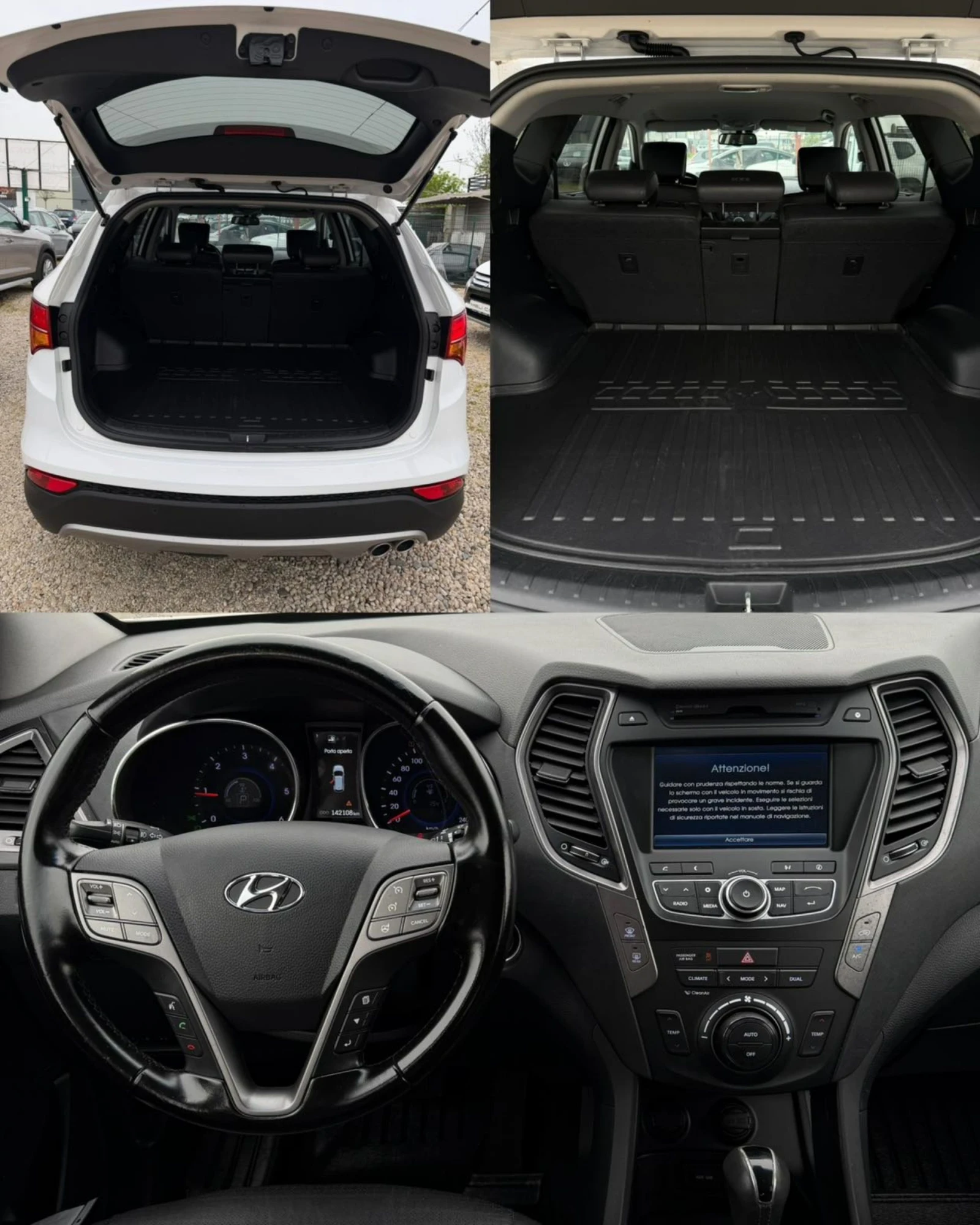Hyundai Santa fe 2.2CRDI 4X4 144хил!!ЛИЗИНГ ВИДЕО , снимка 15 - Автомобили и джипове - 54496039