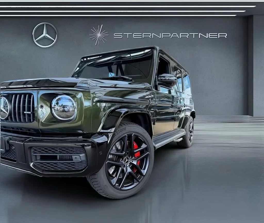Mercedes-Benz G 63 AMG  MANUFAKTUR OLIV | NIGHT | BURMESTER/360  /MASSAGE, снимка 3 - Автомобили и джипове - 56067995