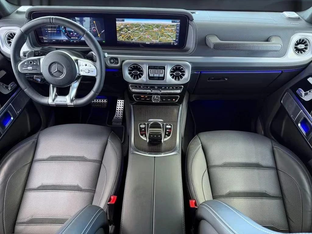 Mercedes-Benz G 63 AMG  MANUFAKTUR OLIV | NIGHT | BURMESTER/360  /MASSAGE, снимка 6 - Автомобили и джипове - 56067995